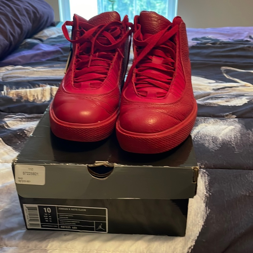 Nice all red Air Jordan Auto clave with lots of life left!!
